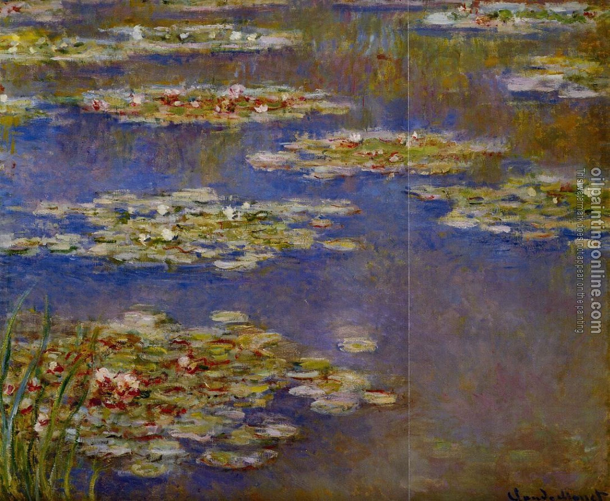 Monet, Claude Oscar - Water Lilies